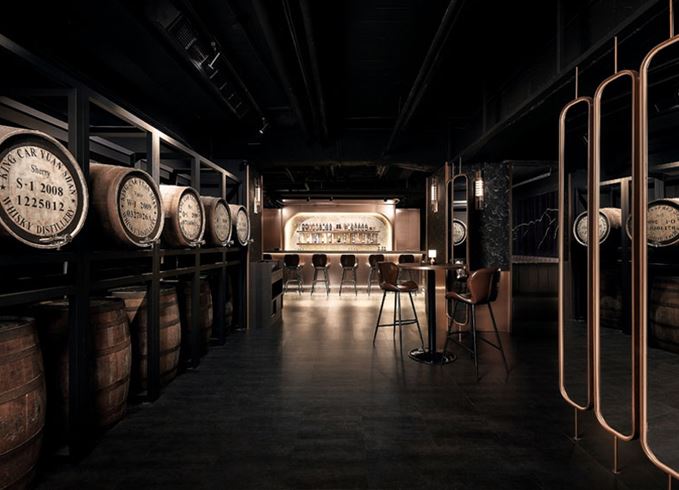 Kavalan whisky bar in Taipei