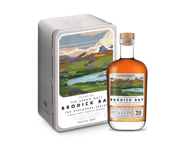 Brodick bay whisky from Isle of Arran Distillers' Explorers series