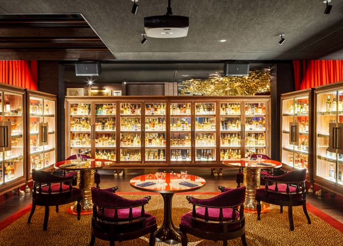 Vagabond Club's Whiskey Library in Rochor, Singapore