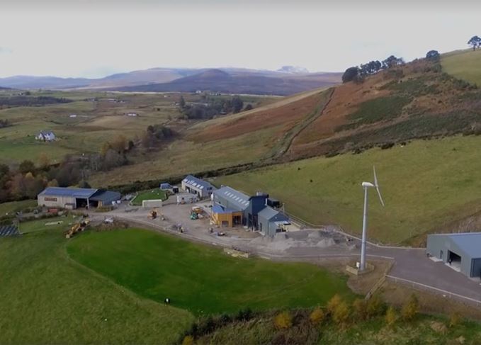 GlenWyvis distillery green