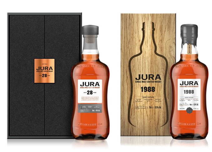 Jura 28 Year Old and Jura 1988 