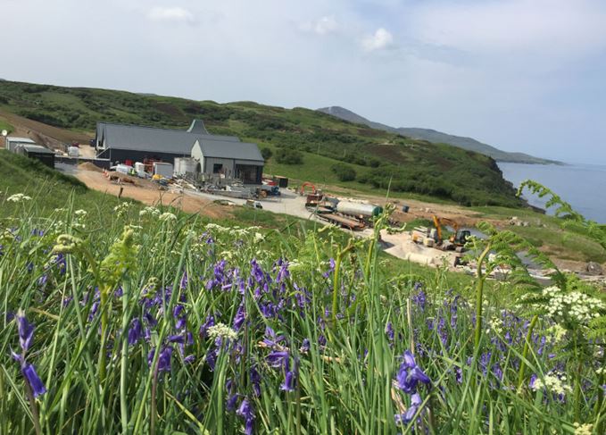 The unfinished Ardnahoe distillery