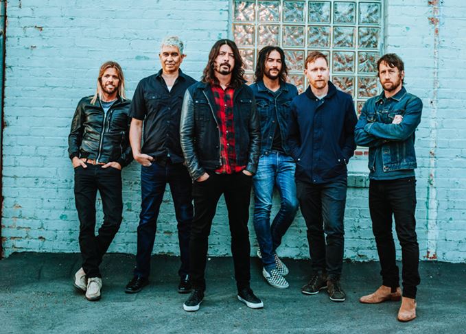 Foo Fighters band fronted by Dave Grohl