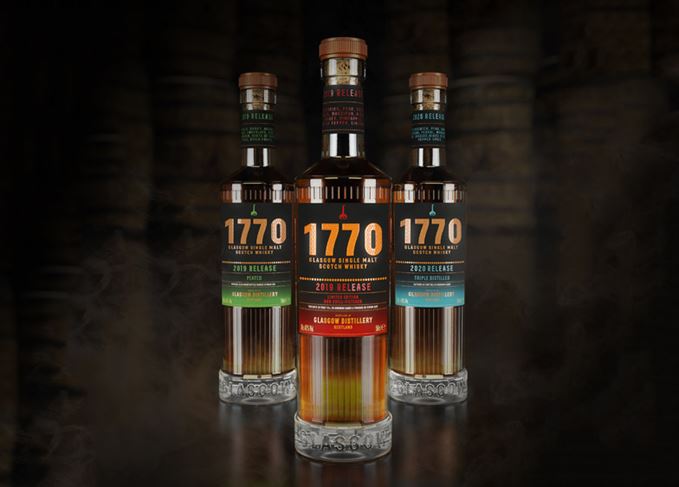 Glasgow distillery's 1770 Signature Range includes single malt, peated malt and triple-distilled malt