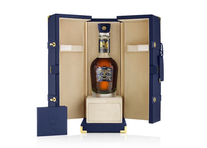 Chivas Regal The Icon bottle and case