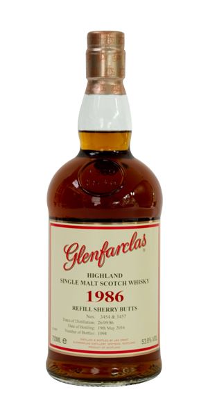 Glenfarclas 1986 Refill Sherry Butts