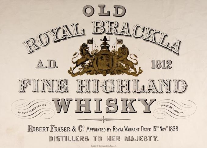 Royal Brackla advert 19th century