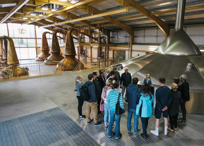 Visitors at The Glenlivet distillery